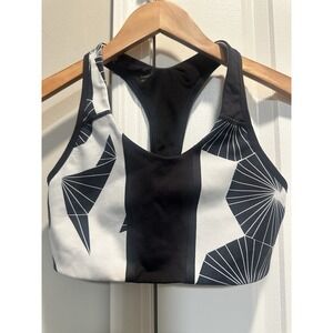 The North Face Black And White Sports Bra Medium